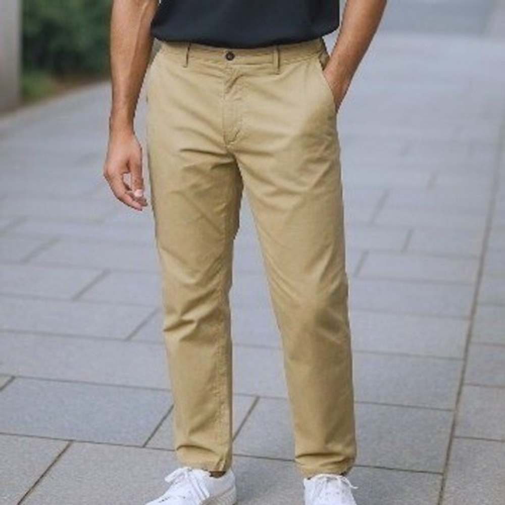 Good Fellow & Co. Men's Khaki Slim Pants 31x28 (Tag says‎ 34x32 - READ) Classic